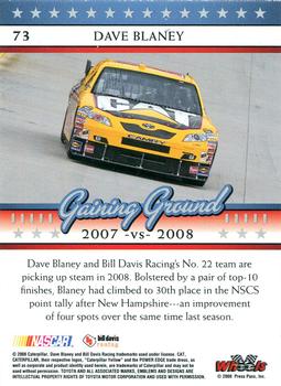 2008 Wheels American Thunder #73 Dave Blaney Back