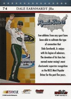 2008 Wheels American Thunder #74 Dale Earnhardt Jr. Back