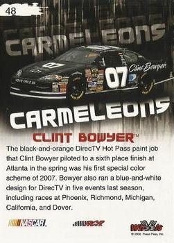 2008 Wheels High Gear #48 Clint Bowyer's Car Back