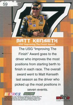 2008 Wheels High Gear #59 Matt Kenseth Back