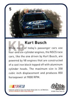 2009 Wheels Element #5 Kurt Busch Back