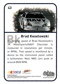 2009 Wheels Element #43 Brad Keselowski Back