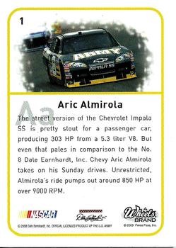 2009 Wheels Element #1 Aric Almirola Back