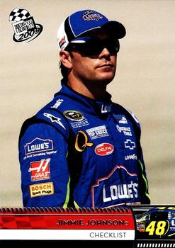2009 Press Pass #CL Jimmie Johnson Front