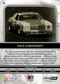 2009 Press Pass Legends #9 Dale Earnhardt Back