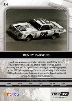 2009 Press Pass Legends #24 Benny Parsons Back