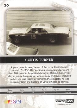 2009 Press Pass Legends #30 Curtis Turner Back