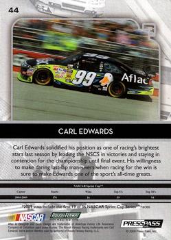 2009 Press Pass Legends #44 Carl Edwards Back