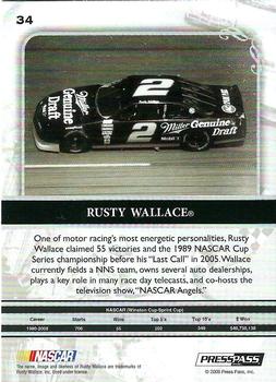 2009 Press Pass Legends #34 Rusty Wallace Back
