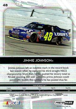 2009 Press Pass Legends #48 Jimmie Johnson Back