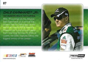 2009 Press Pass Premium #87 Dale Earnhardt Jr. Back