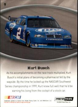 2009 Press Pass Showcase #9 Kurt Busch Back