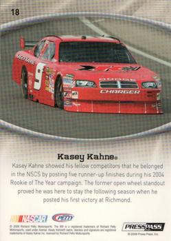 2009 Press Pass Showcase #18 Kasey Kahne Back
