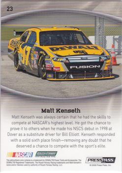 2009 Press Pass Showcase #23 Matt Kenseth Back