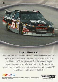 2009 Press Pass Showcase #26 Ryan Newman Back