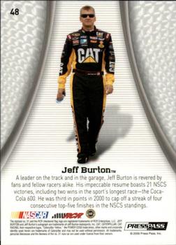 2009 Press Pass Showcase #48 Jeff Burton Back
