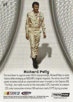2009 Press Pass Showcase #49 Richard Petty Back