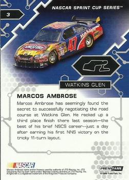 2009 Press Pass Stealth #3 Marcos Ambrose Back