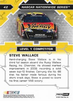 2009 Press Pass Stealth #42 Steve Wallace Back