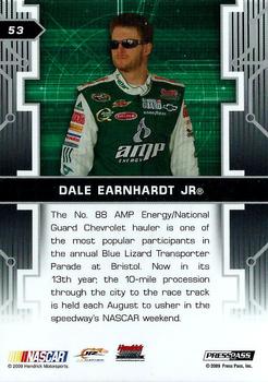 2009 Press Pass Stealth #53 Dale Earnhardt Jr.'s Rig Back