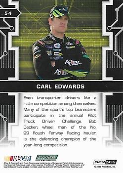 2009 Press Pass Stealth #54 Carl Edwards' Rig Back
