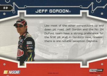 2009 Press Pass Stealth #59 Jeff Gordon's Car Back