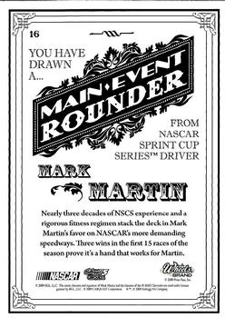 2009 Wheels Main Event #16 Mark Martin Back