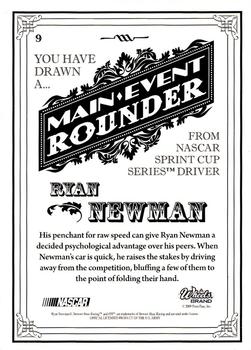 2009 Wheels Main Event #9 Ryan Newman Back