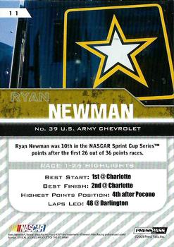 2010 Press Pass #11 Ryan Newman Back