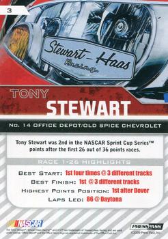 2010 Press Pass #3 Tony Stewart Back