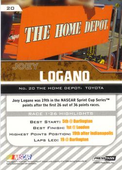 2010 Press Pass #20 Joey Logano Back