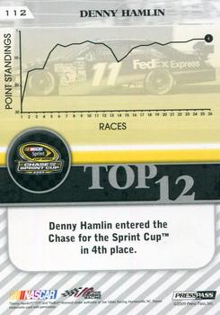 2010 Press Pass #112 Denny Hamlin Back