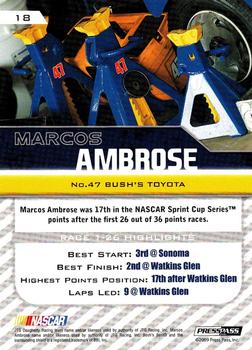 2010 Press Pass #18 Marcos Ambrose Back