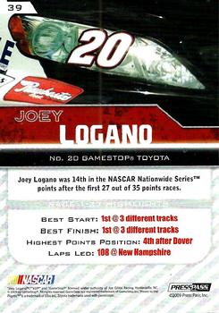 2010 Press Pass #39 Joey Logano Back