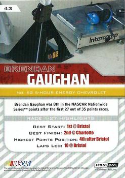 2010 Press Pass #43 Brendan Gaughan Back