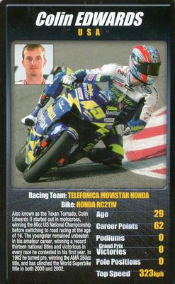 2004 Top Trumps Moto GP The Riders (1st Edition) #NNO Colin Edwards Front