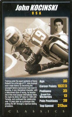 2004 Top Trumps Moto GP The Riders (1st Edition) #NNO John Kocinski Front