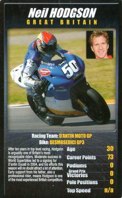 2004 Top Trumps Moto GP The Riders (2nd Edition) #NNO Neil Hodgson Front