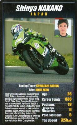 2004 Top Trumps Moto GP The Riders (2nd Edition) #NNO Shinya Nakano Front