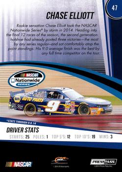 2015 Press Pass Cup Chase #47 Chase Elliott Back