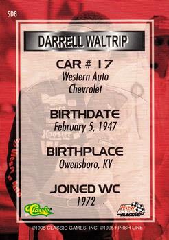 1995 Finish Line - Standout Drivers #SD8 Darrell Waltrip Back