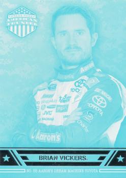 2014 Press Pass American Thunder - Color Proof Cyan #36 Brian Vickers Front