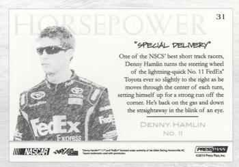 2010 Press Pass Eclipse #31 Denny Hamlin's Car Back