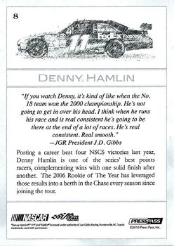 2010 Press Pass Eclipse #8 Denny Hamlin Back
