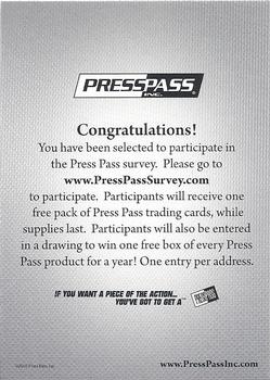 2010 Press Pass Eclipse #NNO Press Pass Survey Front