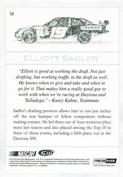 2010 Press Pass Eclipse #9 Elliott Sadler Back