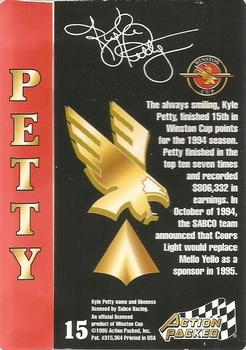 1995 Action Packed Select 25 #15 Kyle Petty Back