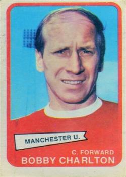 1968-69 A&BC Chewing Gum #63 Bobby Charlton Front