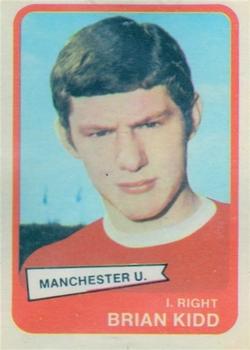 1968-69 A&BC Chewing Gum #86 Brian Kidd Front