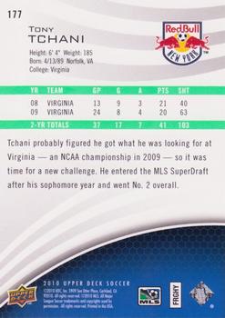 2010 Upper Deck MLS #177 Tony Tchani Back